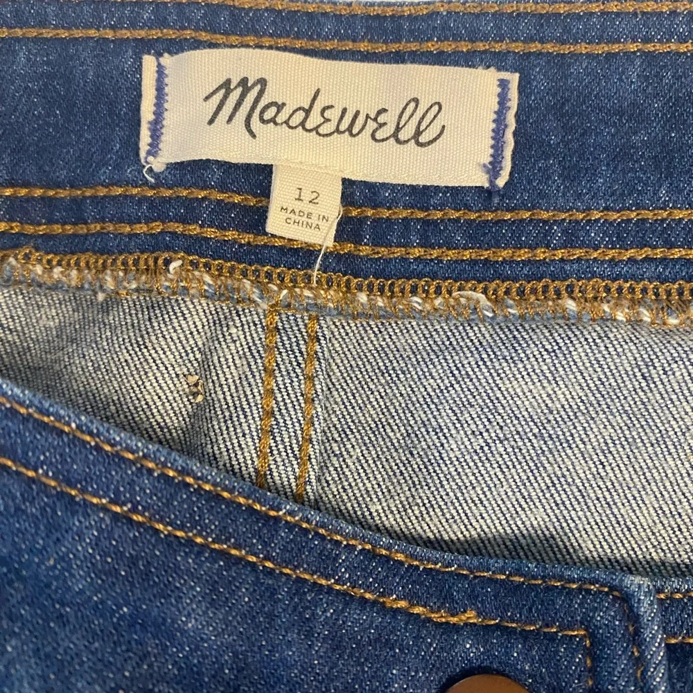 Madewell Snap Front Retro Mini Skirt - Picture 3 of 3